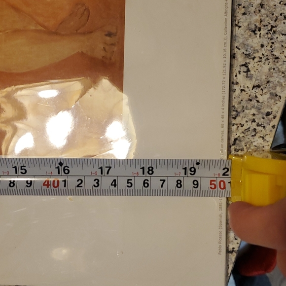 Picasso Print Naked Lady H 20" W 16" - Picture 6 of 7